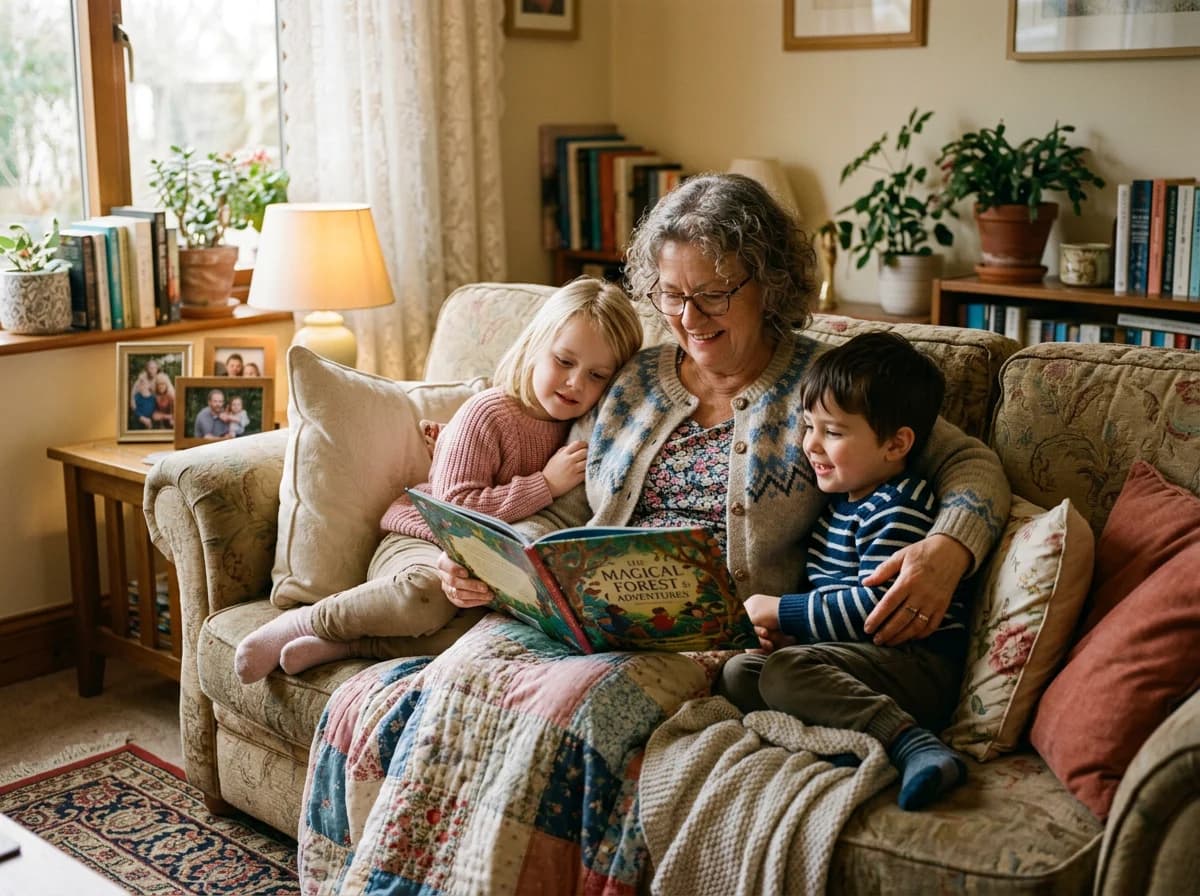 Story time with the grandchildren