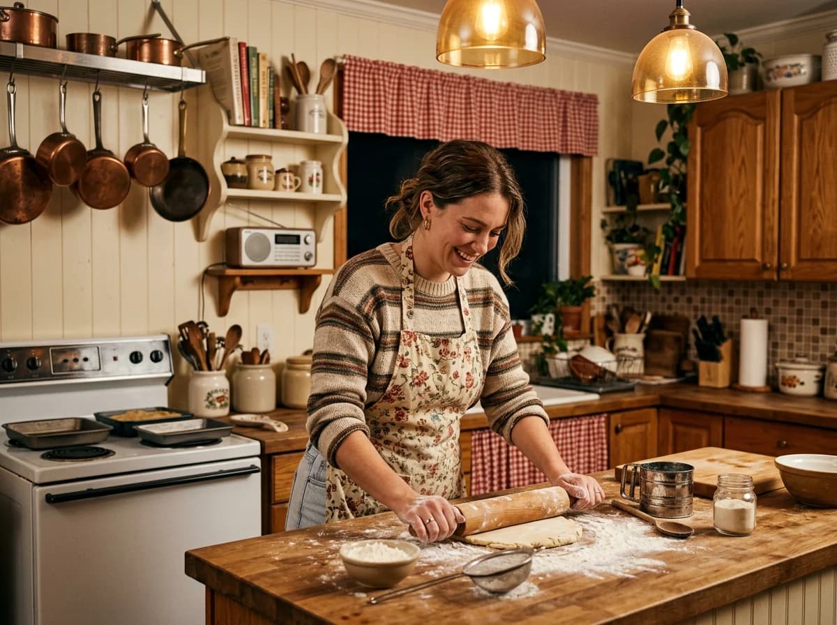 In the kitchen, where love was always cooking